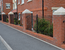 metal railings in brick work