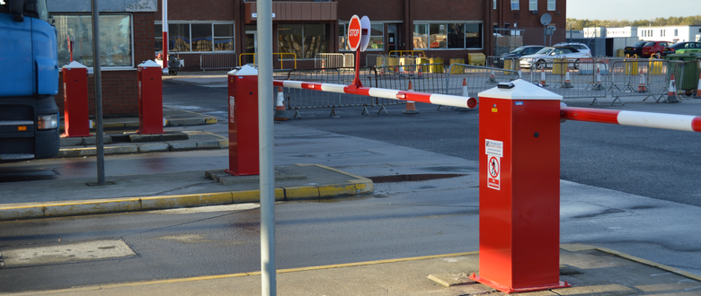 rising traffic barrier