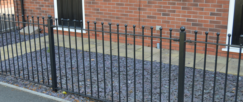 decorative steel fencing