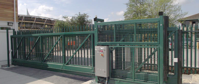 sliding security gate