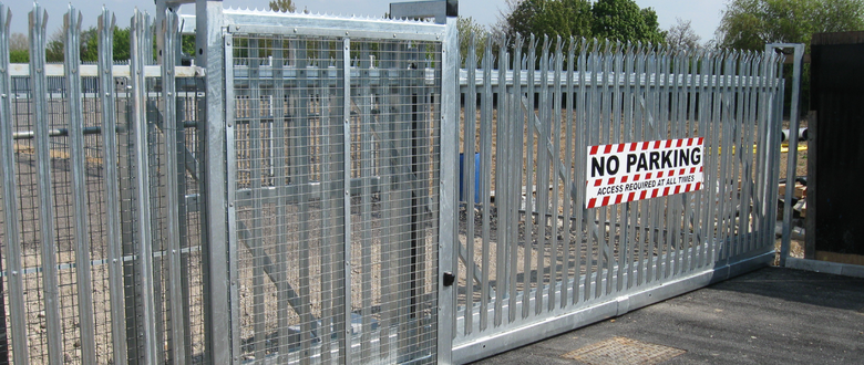sliding security gate